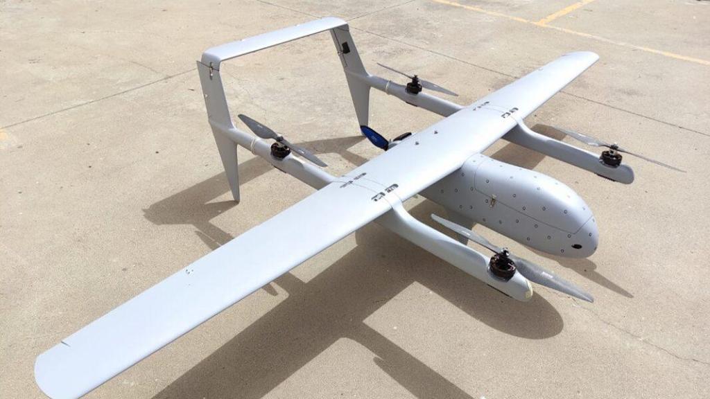 Dron empleado para el estudio