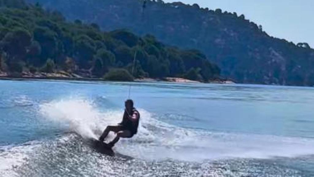 Pablo Motos, un fanático de los deportes acuáticos.