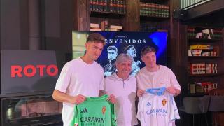 Adrián Rodríguez, Txema Indias y Valery Fernández.