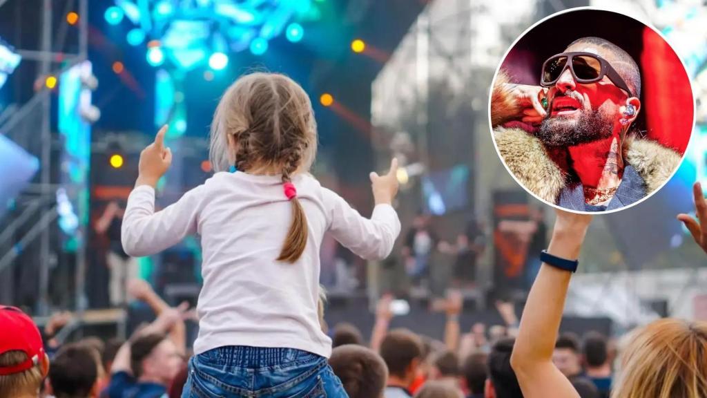 Maluma llamó la atención a una madre que llevó a su hijo pequeño al concierto.
