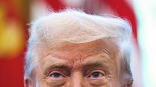 El presidente Trump, ayer, en el Despacho Oval de la Casa Blanca.