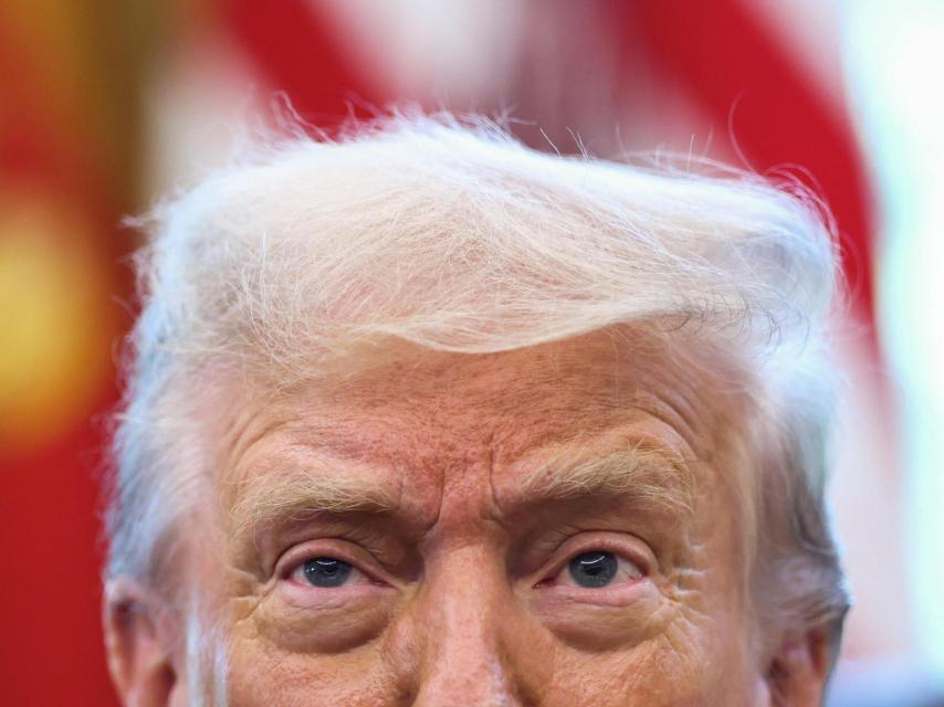 El presidente Trump, ayer, en el Despacho Oval de la Casa Blanca.