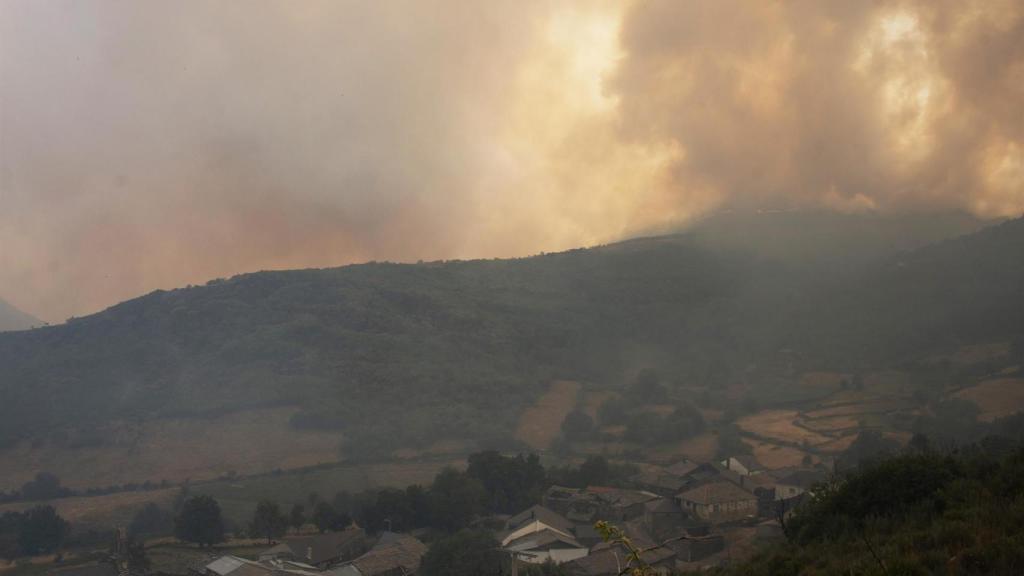 Aldea de Requeixo, a 11 de agosto de 2025, en Chandrexa de Queixa, Ourense, Galicia (España).