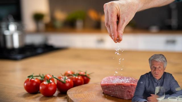 El cocinero Fernando Canales en un montaje de El Español