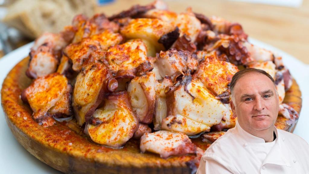 El chef José Andrés en un montaje de El Español