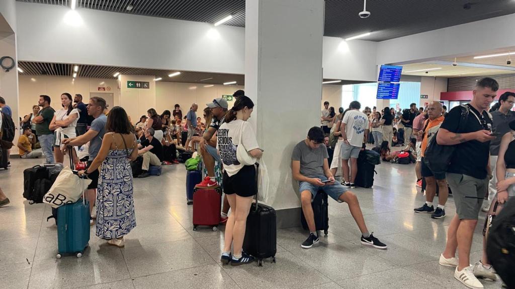 La estación de Chamartín este jueves.