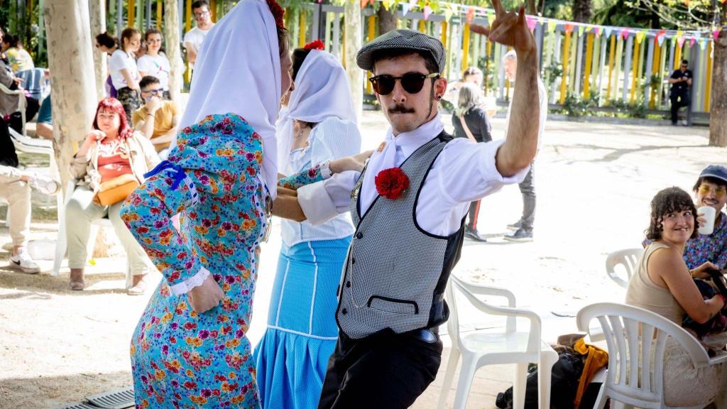 Miembros de la asociación La Tremolina.