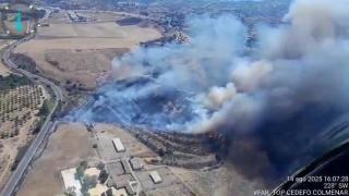 Vídeo del incendio forestal declarado en Mijas.