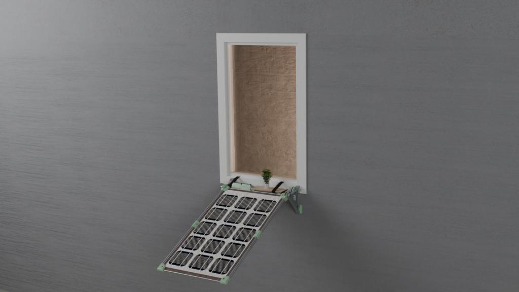 Solaris, kit de energía solar para ventanas