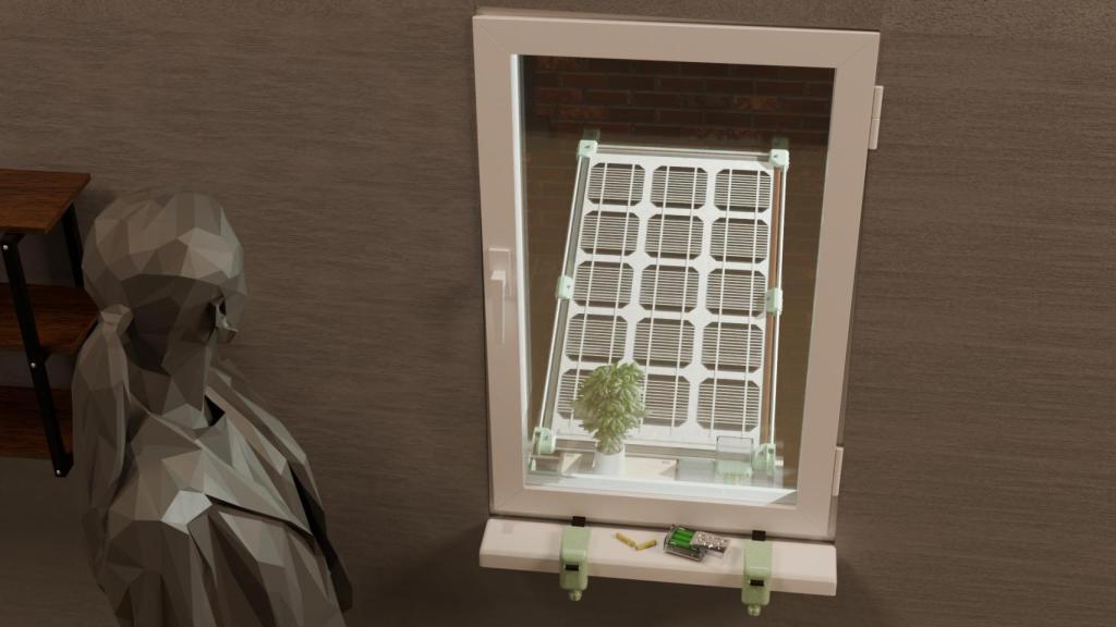 Solaris, kit de energía solar para ventanas