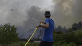 Incendios en Galicia