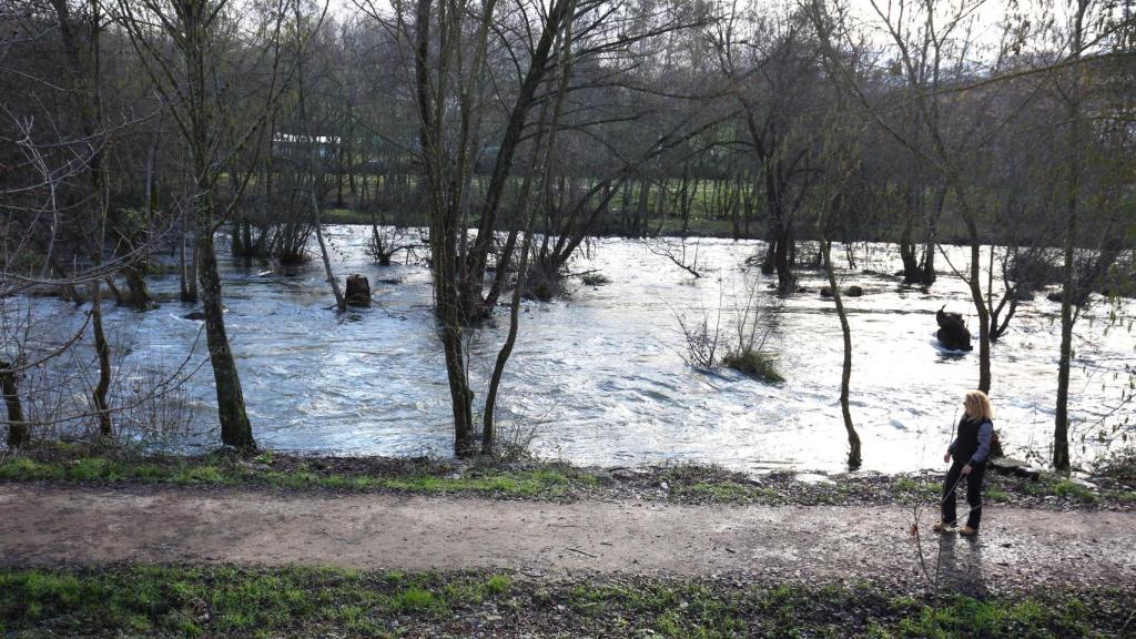 Río Sil a su paso por Ponferrada en una foto de archivo