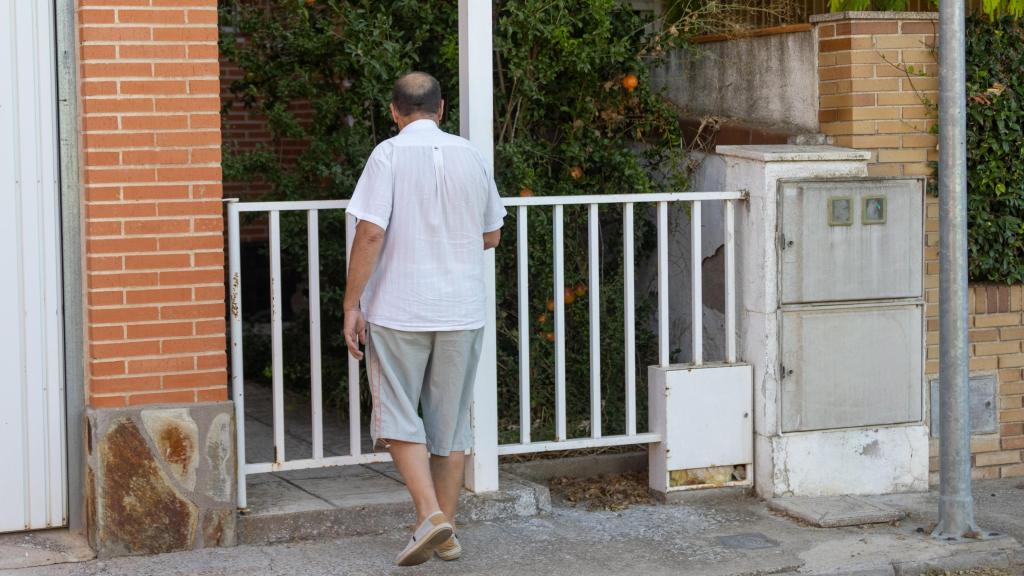 La vivienda familiar donde residía el presunto asesino.