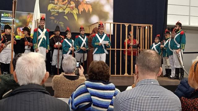 Recreación de la entrada del Empecinado preso