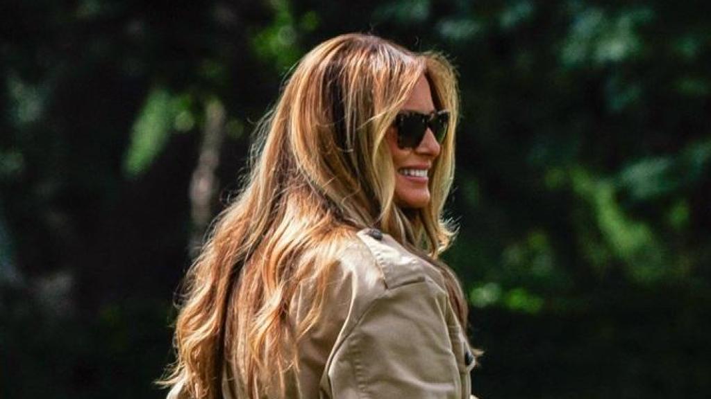 Donald y Melania Trump en julio de 2025, en Washington.