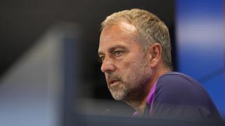 Hansi Flick, en rueda de prensa.