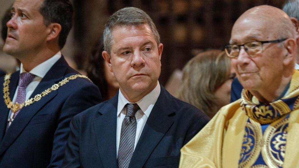 Page, este viernes en la Catedral de Toledo.