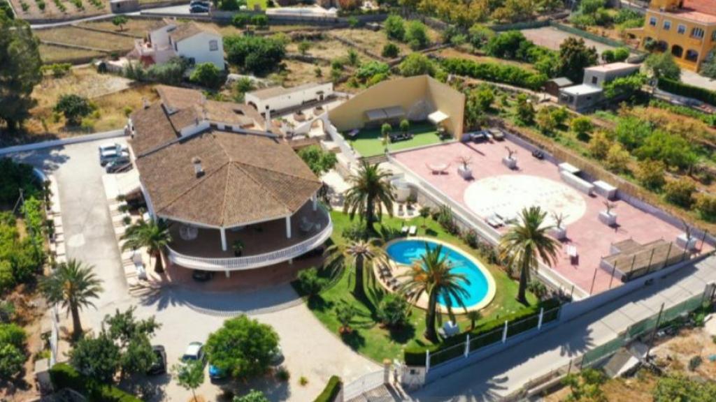 El chalé de Pedreguer donde operaba la organización.