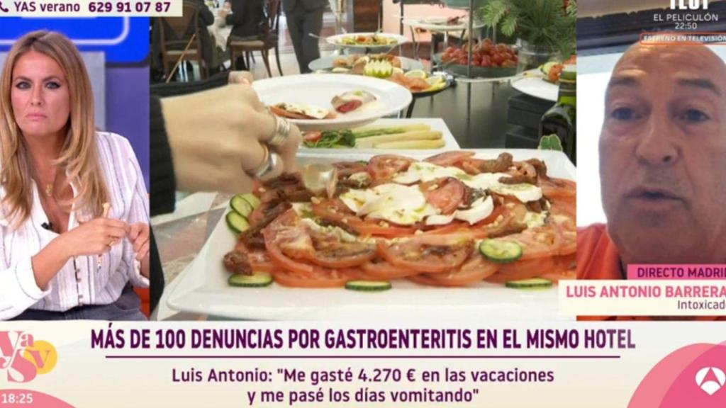 Luis Antonio contando su experiencia.