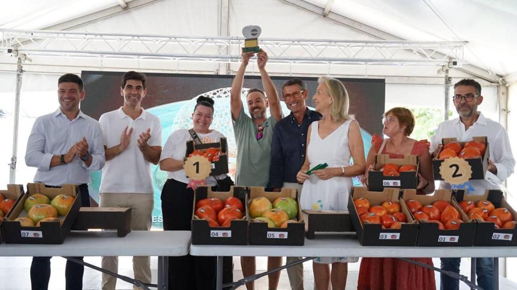 Los ganadores del mejor lote.