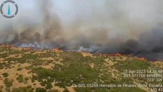 Incendio en Herradón de Pinares