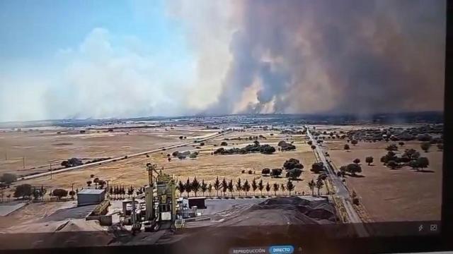 El incendio de La Sagrada en Salamanca