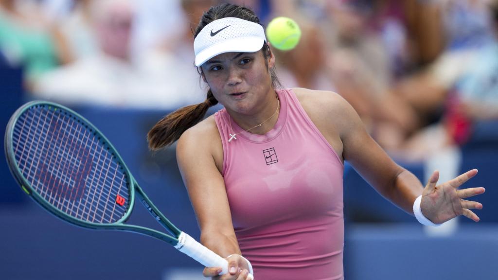 Emma Raducanu, en el partido ante Aryna Sabalenka.