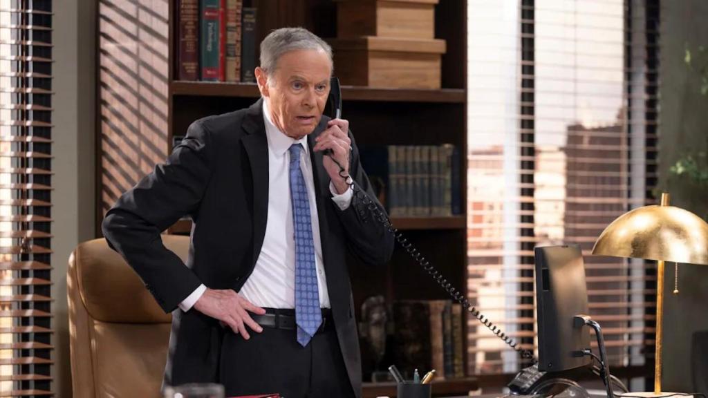 Tristan Rogers en un fotograma de la serie diaria 'General Hospital'.