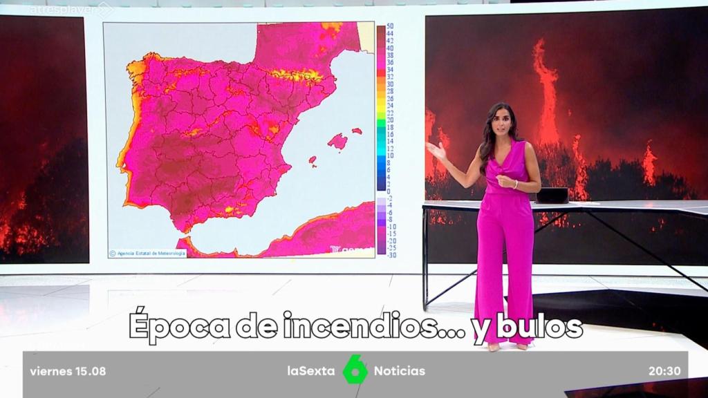 Beatriz Zamorano en 'laSexta Noticias'.