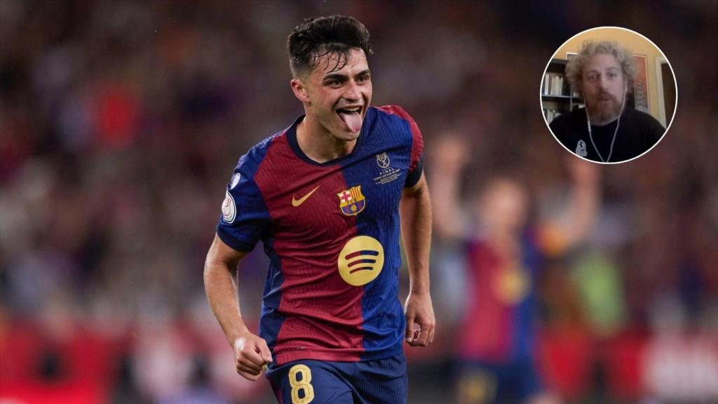 Imagen de Pedri y Santi Giménez.