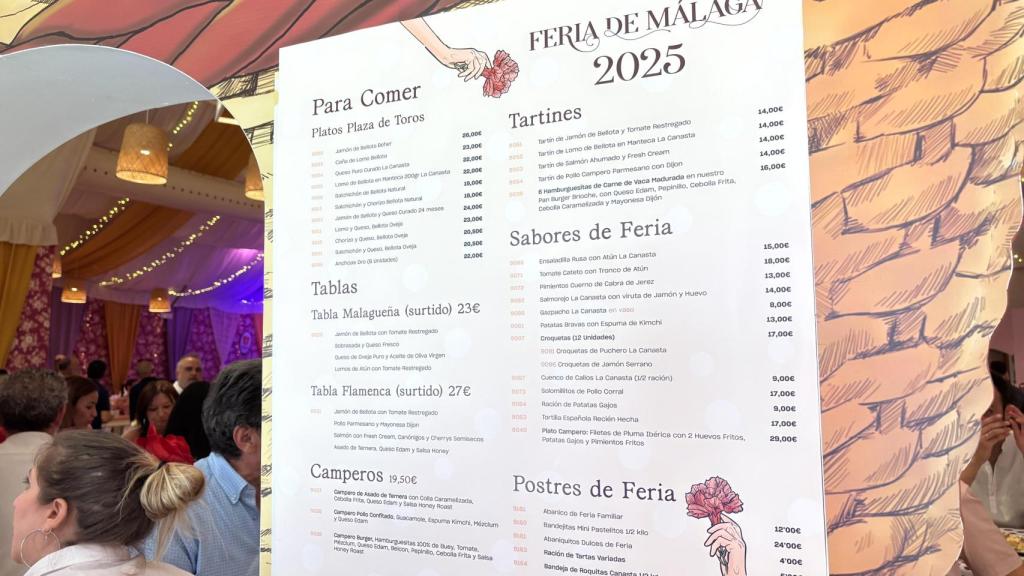 Algunos precios de la Feria de Málaga