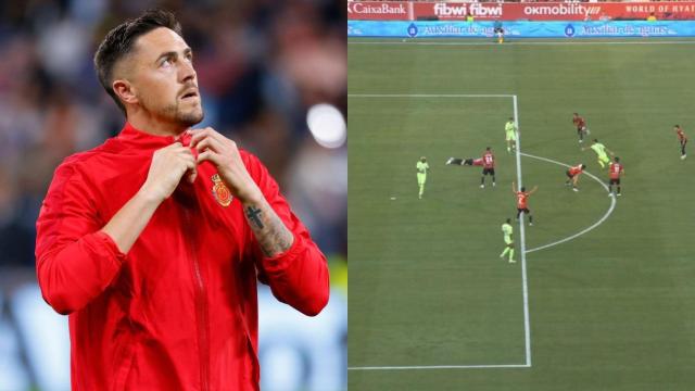 Antonio Raíllo y la polémica acción del gol de Ferran Torres.