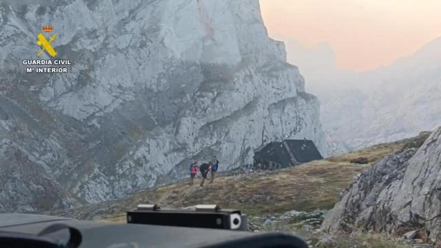 Los montañeros evacuados en León