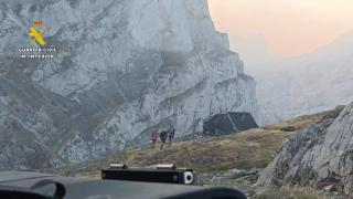 Los montañeros evacuados en León