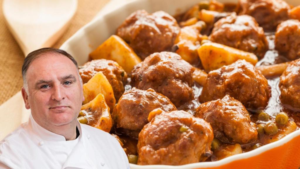 José Andrés en un montaje de El Español