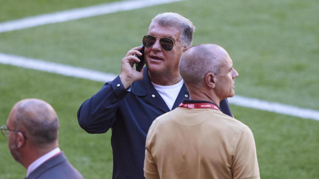 El presidente del FC Barcelona, Joan Laporta.