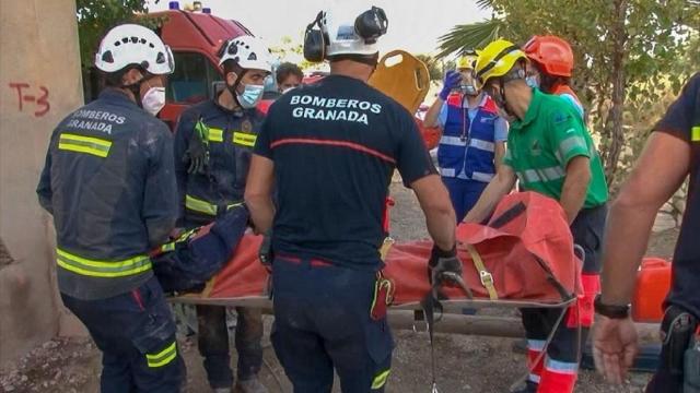 Imagen de archivo de una actuación de Bomberos de Granada.