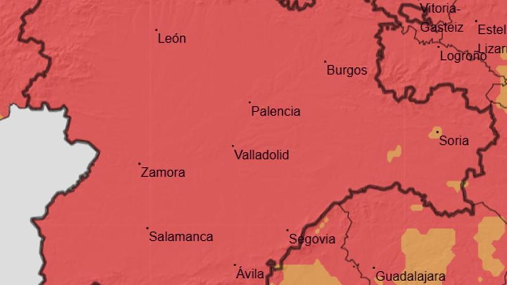 Castilla y León, en riesgo extremo de incendios