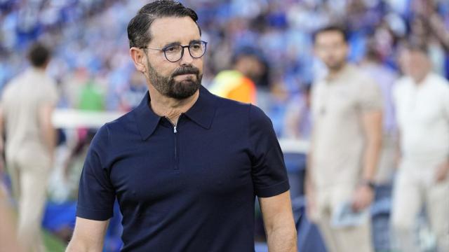 José Bordalás, la temporada pasada en el partido ante el Celta de Vigo en el Coliseum.