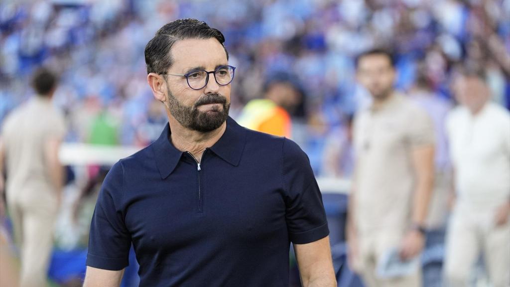 José Bordalás, la temporada pasada en el partido ante el Celta de Vigo en el Coliseum.