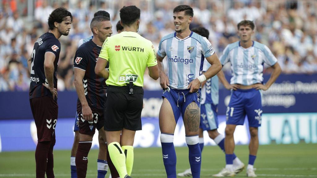 Javi Montero, jugador del Málaga CF