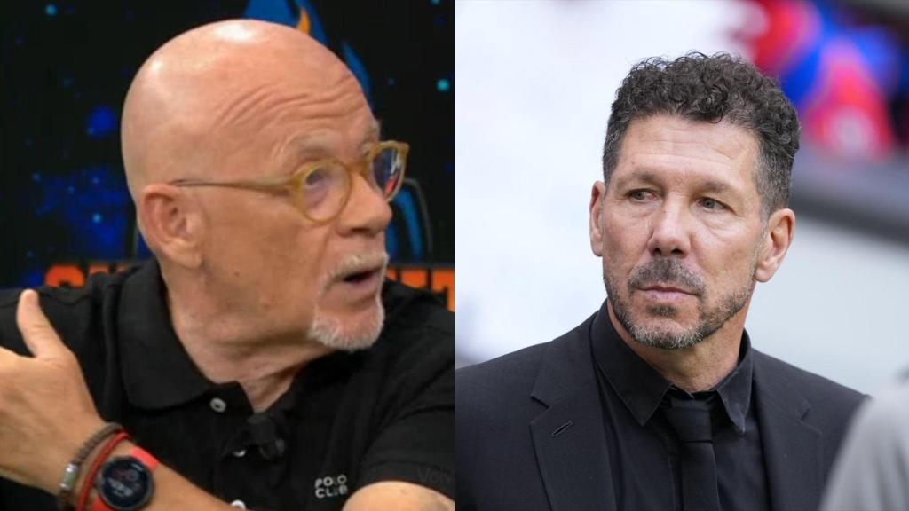 Alfredo Duro y el Cholo Simeone.