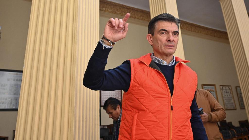 Rodrigo Paz, candidato del Partido Demócrata Cristiano.