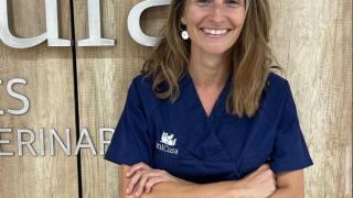 La veterinaria Laura Izquierdo.