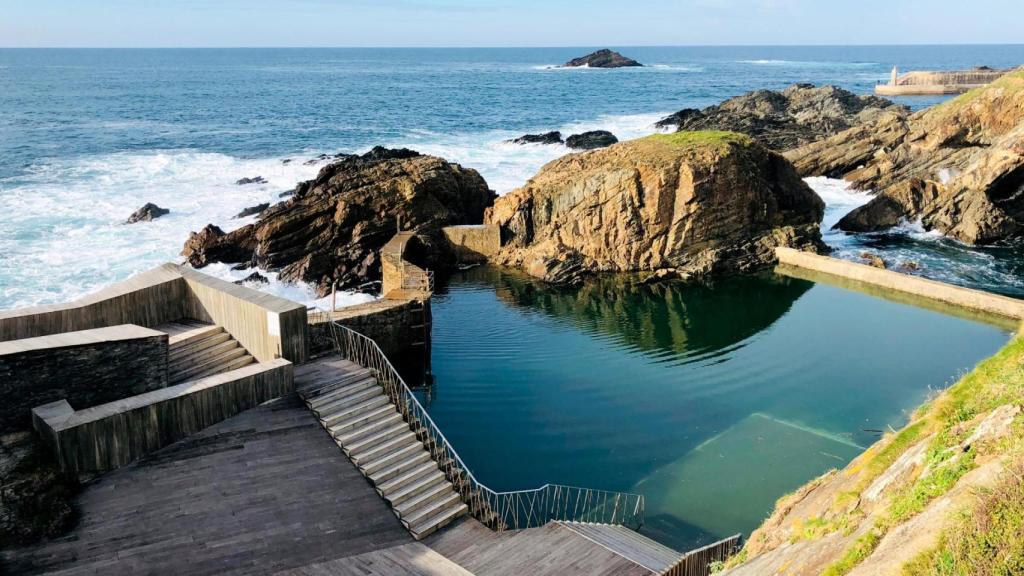 Piscina natural de agua salada en Tapia de Casariego (Asturias)
