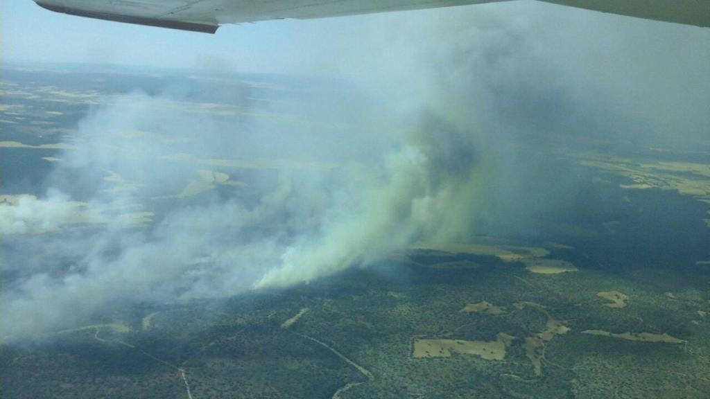 Imagen de archivo de un incendio. Foto: Plan Infocam.
