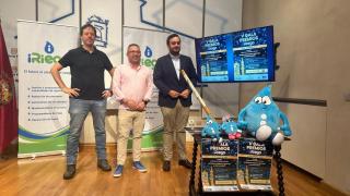 Paco Fernández, Alfonso Romo y José Ángel Alonso durante la presentación del II Encuentro de Comunidades de Regantes y la V Gala de Premios iRiego que se celebrará en Villalón de Campos