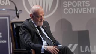 Javier Tebas, en un evento