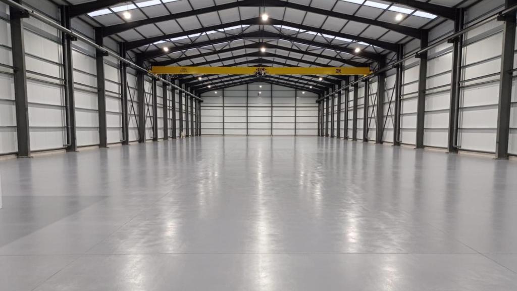 Nave en la que se habilitará el laboratorio.