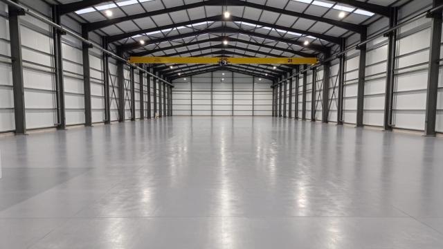 Nave en la que se habilitará el laboratorio.